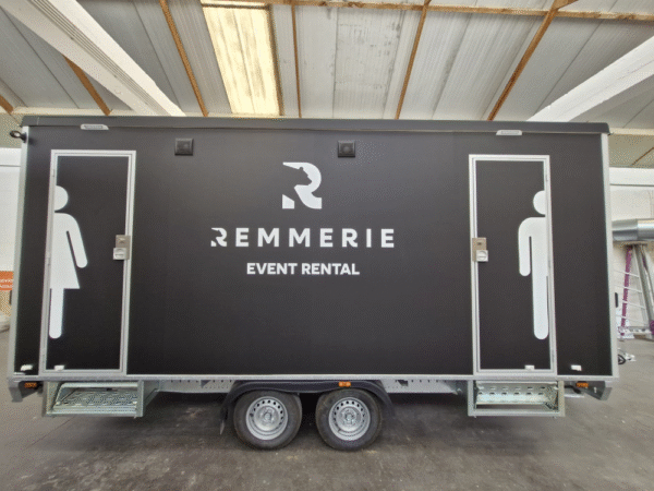 Toiletwagen Luxe Zwart - Small