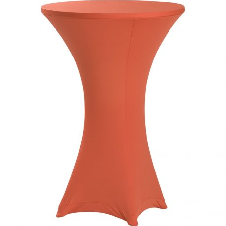 Stretchhoes oranje receptietafel