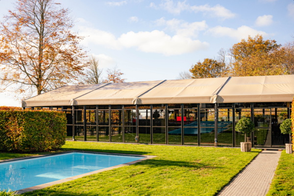 Kadertent Zwart: 10m - 20m